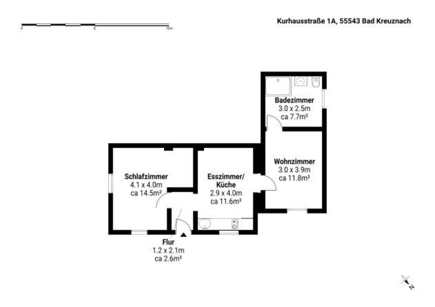 Altstadt Apartment Am Wasser Mit Parkplatz Und Riesigem Garten Bad Kreuznach Eksteriør billede